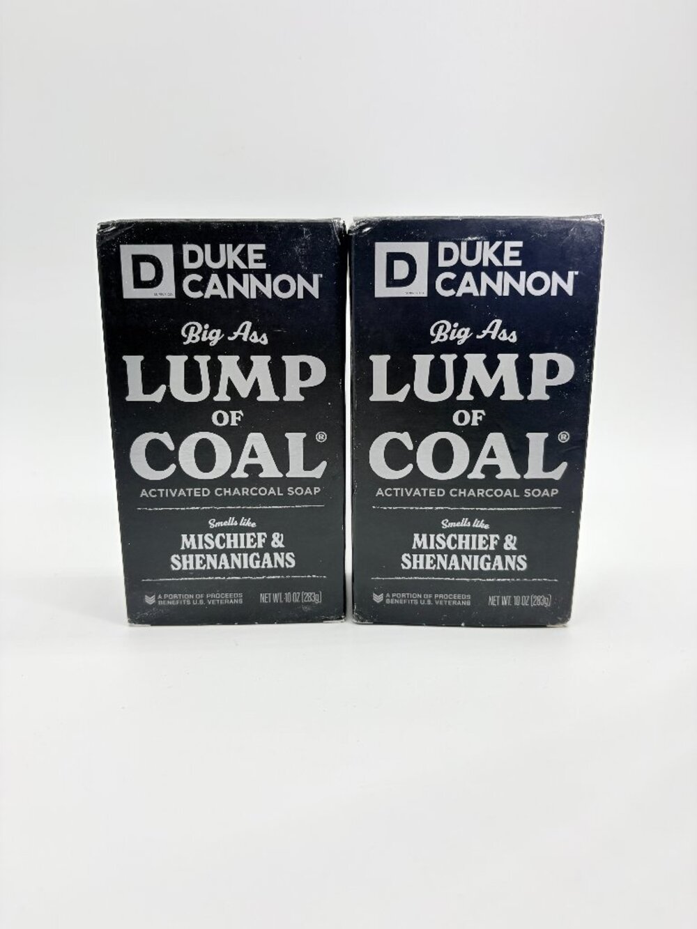 2 DUKE CANNON Big Ass Lump of Coal Activated Charcoal Soap